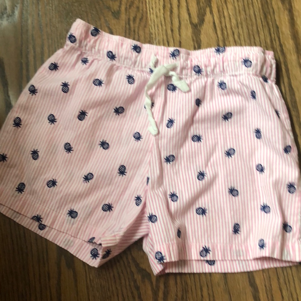 Royce pineapple seersucker shorts